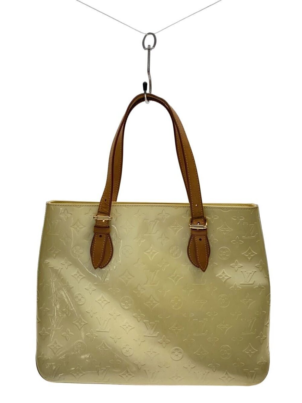 Louis Vuitton Brentwood Monogram Enamel Yellow Brown